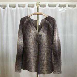 Vintage 90s Talbots Knit Wool Mohair Blend Cardigan Sweater